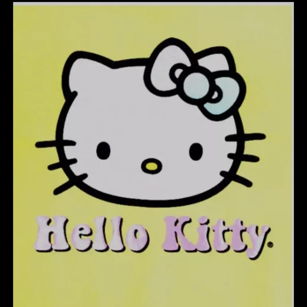 Hello Kitty Girls Lemon Yellow Soft Dress Size Medium (7-8) NWT - Picture 4 of 9